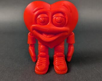 Articulated Valentine's Heart Character Toy