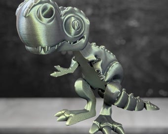 Articulated T-Rex Dinosaur Desk Toy - 26+ Colors