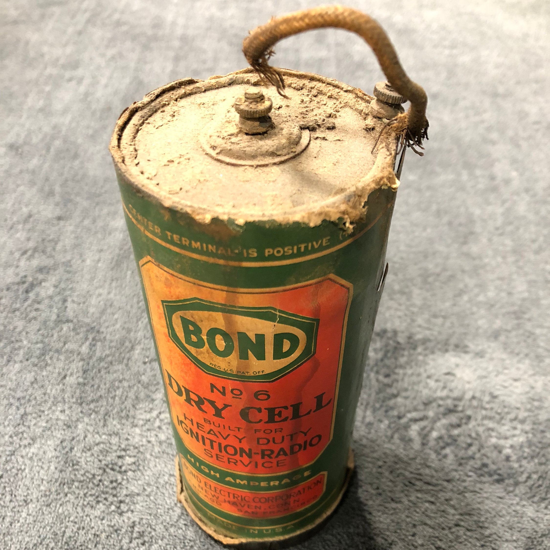 1940's Bond 6 Dry Cell Radio Battery Antique Vintage Etsy