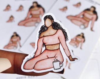 Harmony Doll Sticker Sheet | Black Girl Self Care | Addie Rawr