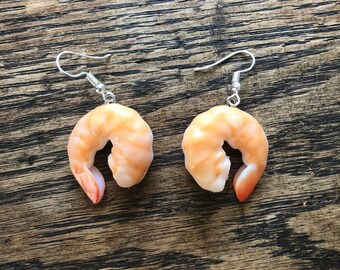 prawn earrings