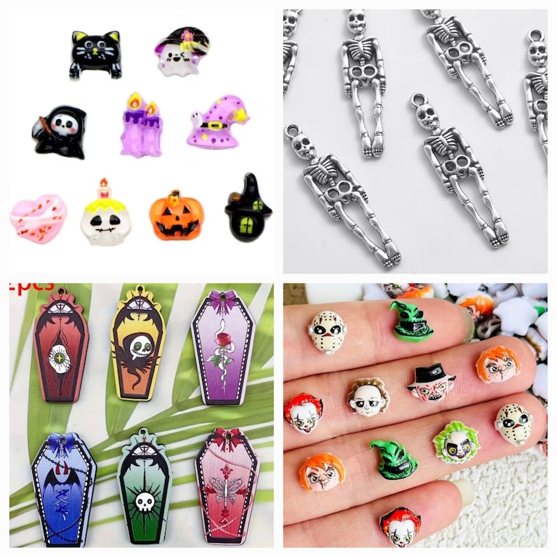 Gotiskt skräckmobilskal • Läskig slasher-stil • Spöklik mörk estetik • Unikt handgjort skal. iPhone. Samsung. Google. Motorola. bild 7
