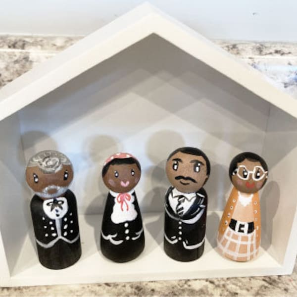 Black History Peg Dolls