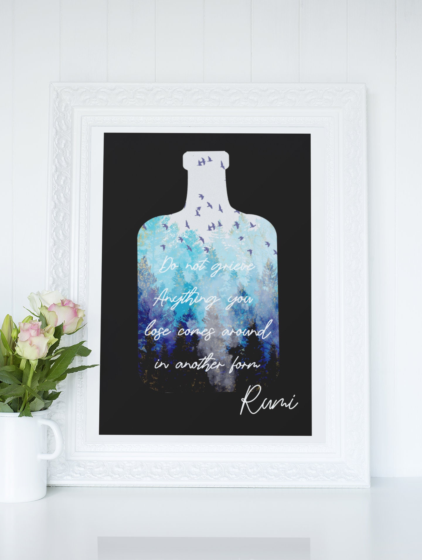 Inspirational quote wall art quote wall art in the UK | Etsy