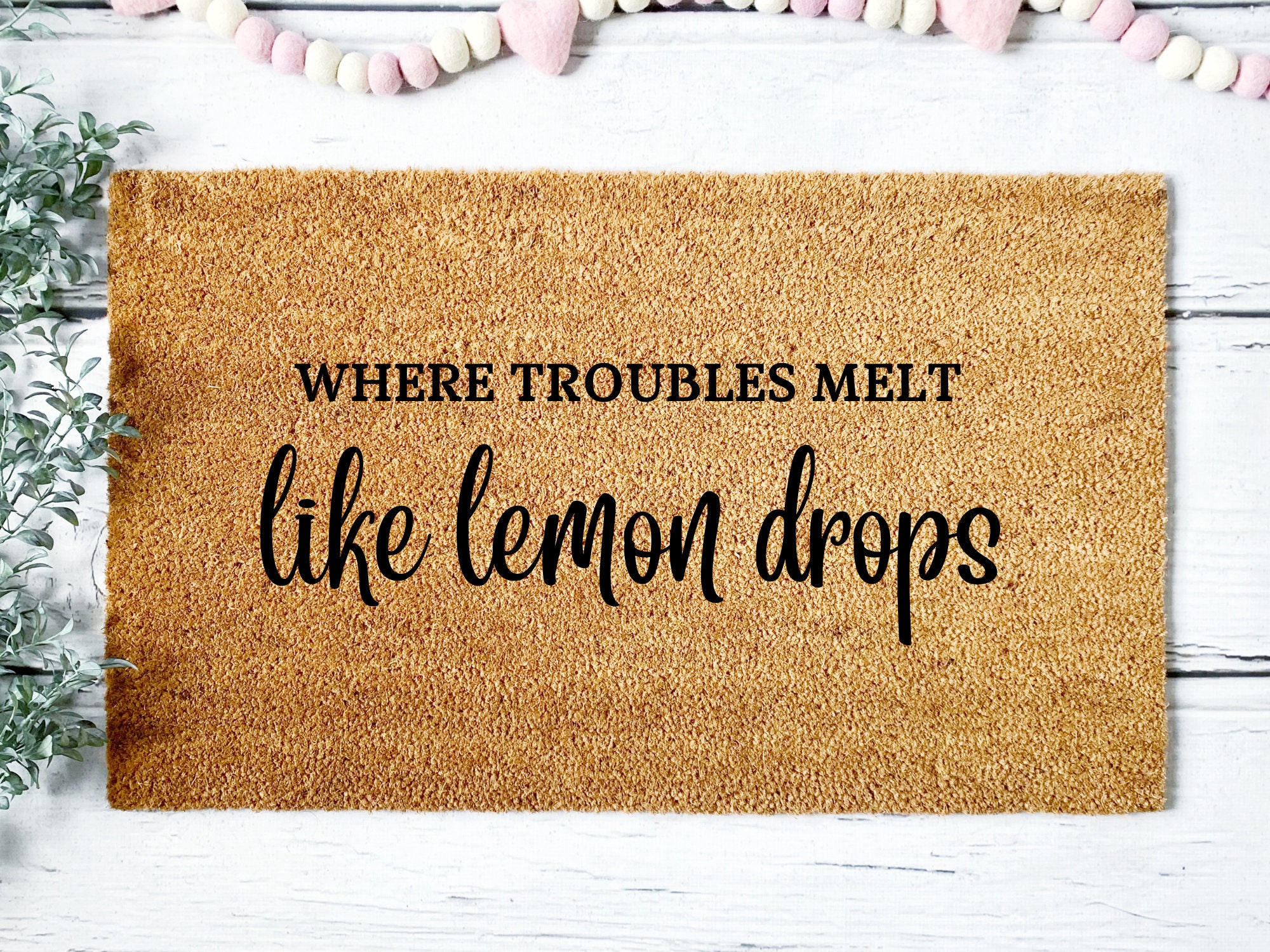 DIY Lemon Doormat — Country Peony