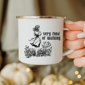 Pride and Prejudice Camp Mug: Jane Austen Hiking Gift