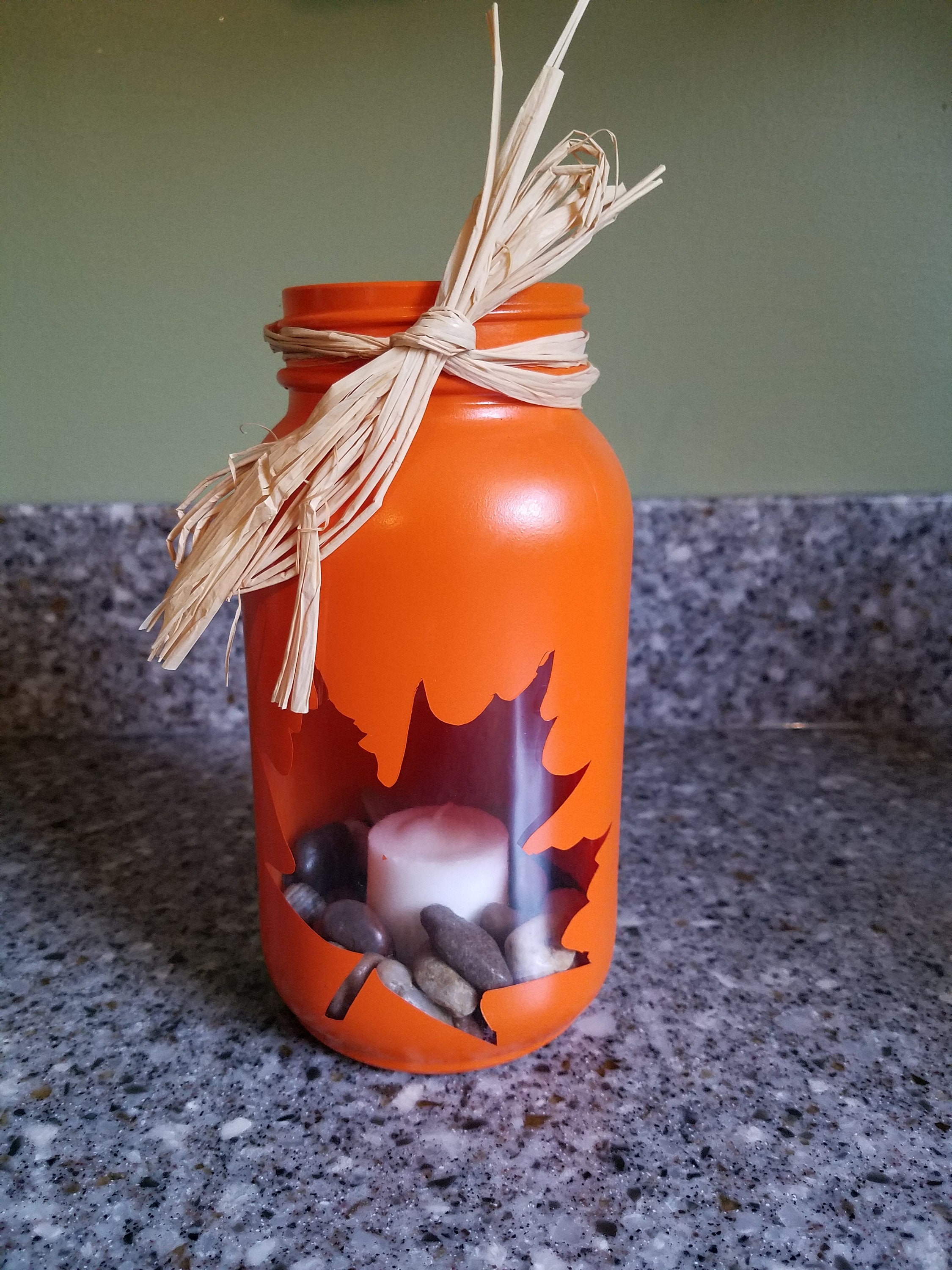 Mason Jar Candle Holders for Fall set of 3 Etsy