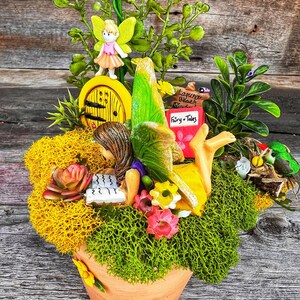 Fairy Tales Miniature Garden/Fairy Garden/Miniature Fairy Garden/Complete Fairy Garden/Miniature Fairy Door/Teacher Gift/Garden Accessories