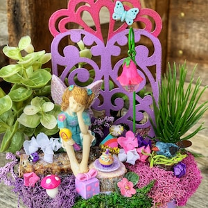 Fairy Garden, Birthday Fairy Garden, Fairy Garden Complete Kit, Fairy Garden Accessory, Fairy Garden Kit, Fairy Garden Supply, Birthday Kit
