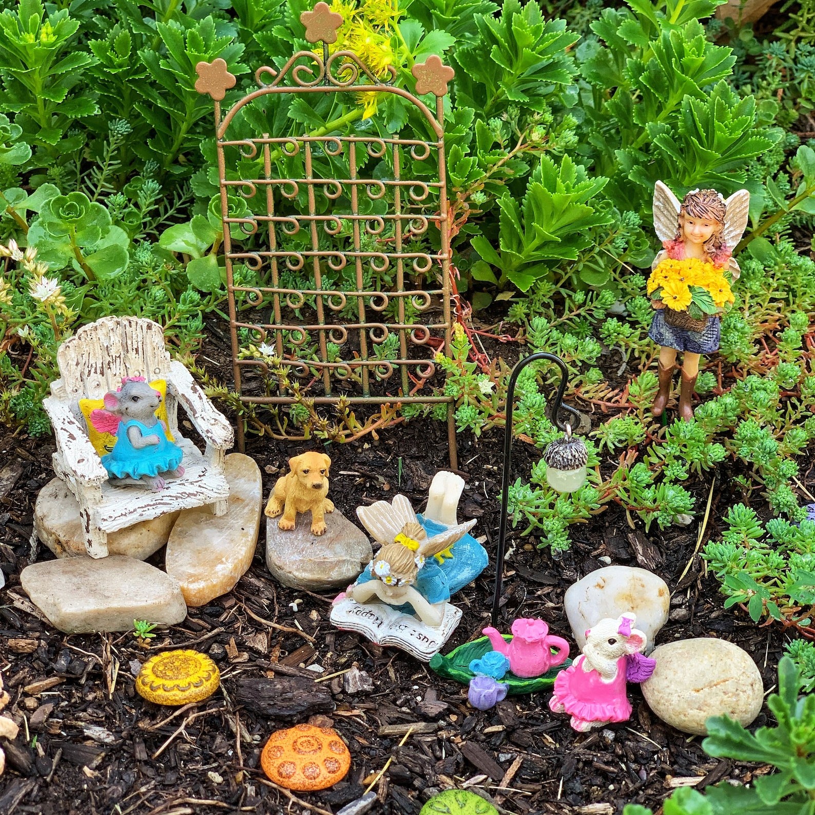 Fairy Garden 29 Piece Miniature Fairy Garden Kit Fairy Etsy UK