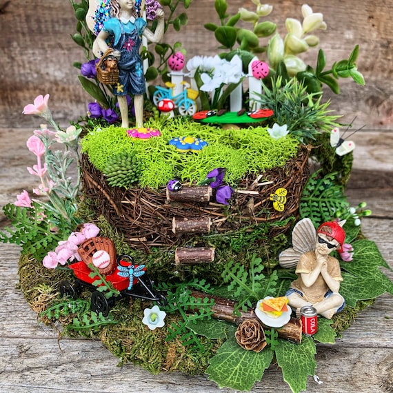 Kit De Jardin Féerique 8 Pièces - Miniatures De Fées Et Maisons Pour Décorer Votre Jardin, Terrasse Ou Intérieur - 3