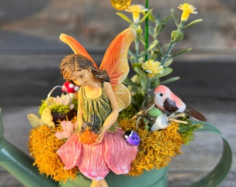 Spring Fairy Gardens, Miniature Fairy Gardens, Fairy Garden Accessories, Mother's Day Gift for Mom, Mother's Day Gift for Grandma