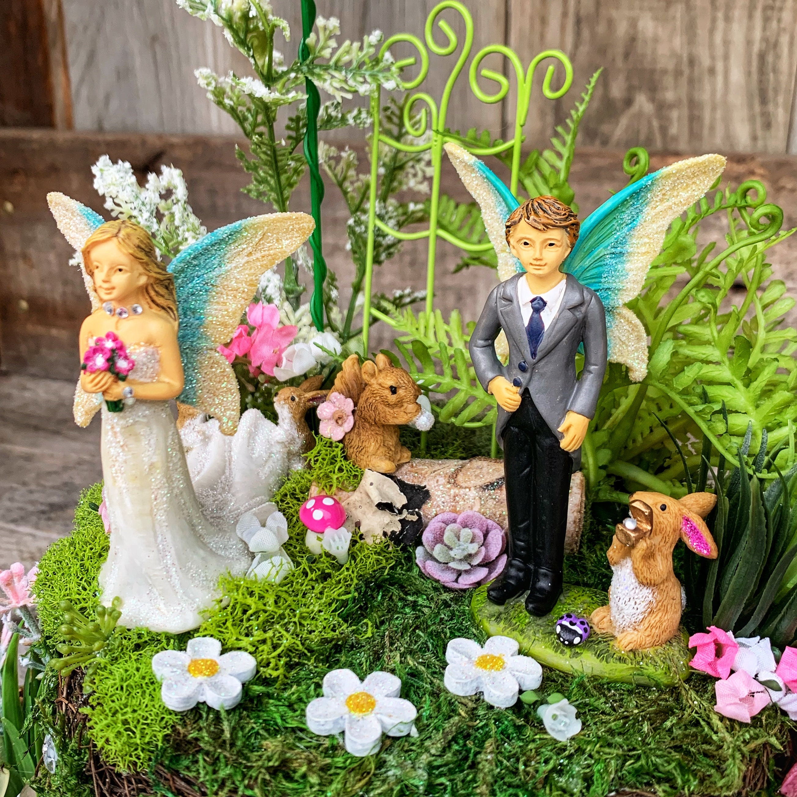 Miniature Dollhouse FAIRY GARDEN Fairy Bride Accessories Miniature Dollhouse FAIRY GARDEN Fairy Bride Accessories