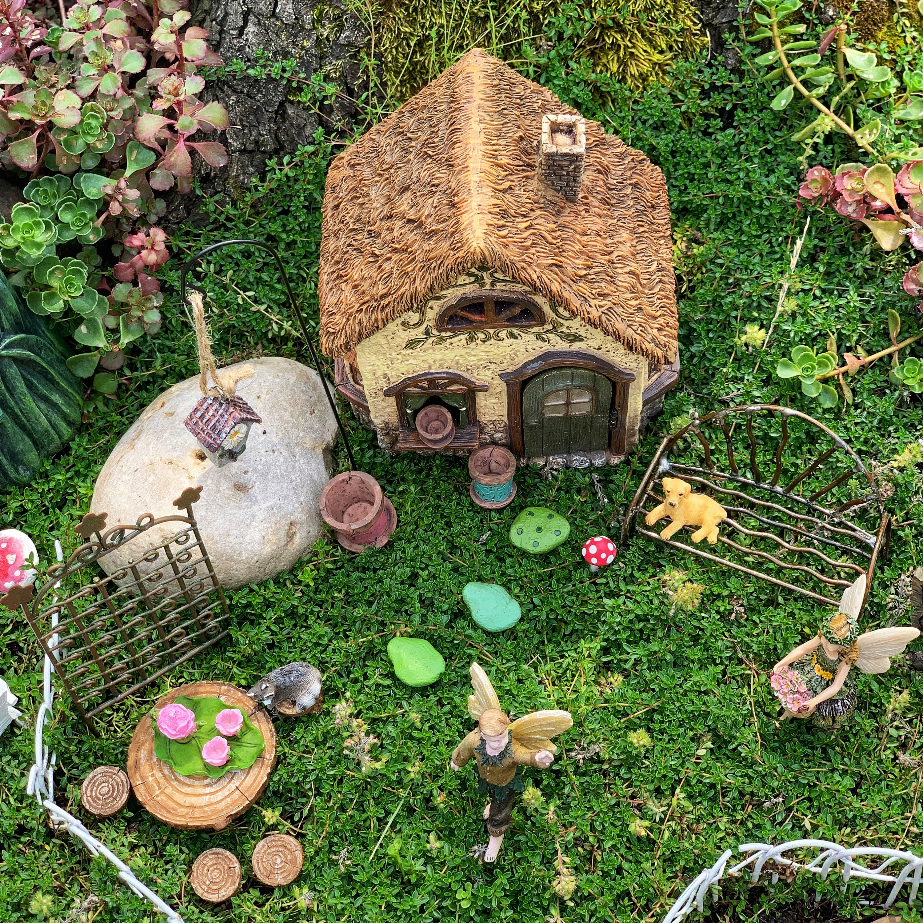 Fairy Garden 23 Piece Miniature Fairy Garden Accessories, Fairy