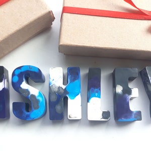 Name crayons - Crayon Name Set - Letter crayons - Custom Alphabet Crayon - Personalized Kids Gift - Party Favors Baby Shower - Name of child