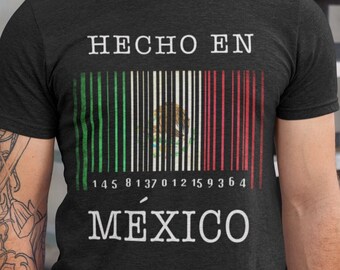 Hecho en Mexico shirt, Made in Mexico shirt, Mexican Flag shirt, Camisa de Mexico, Mexican shirt, Regalos en Español, Spanish shirt