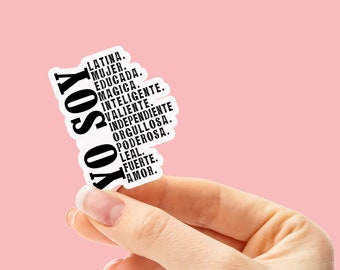 Mujer Latina Sticker, Latina sticker, Mexican Sticker, Regalos en Español, Latino Sticker, Spanish Sticker, Regalos para Mama, Calcomania
