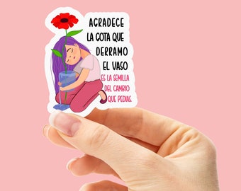 Mujer Latina sticker, Amor Propio Sticker, Latina Sticker, Regalos en Español, Spanish sticker, Latina sticker, Calcomanía en español