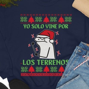 Yo solo vine por los terrenos sweatshirt, Funny Mexican sweatshirt, Regalos de Navidad, Regalos en Español, Spanish sweatshirt,Spanish gift