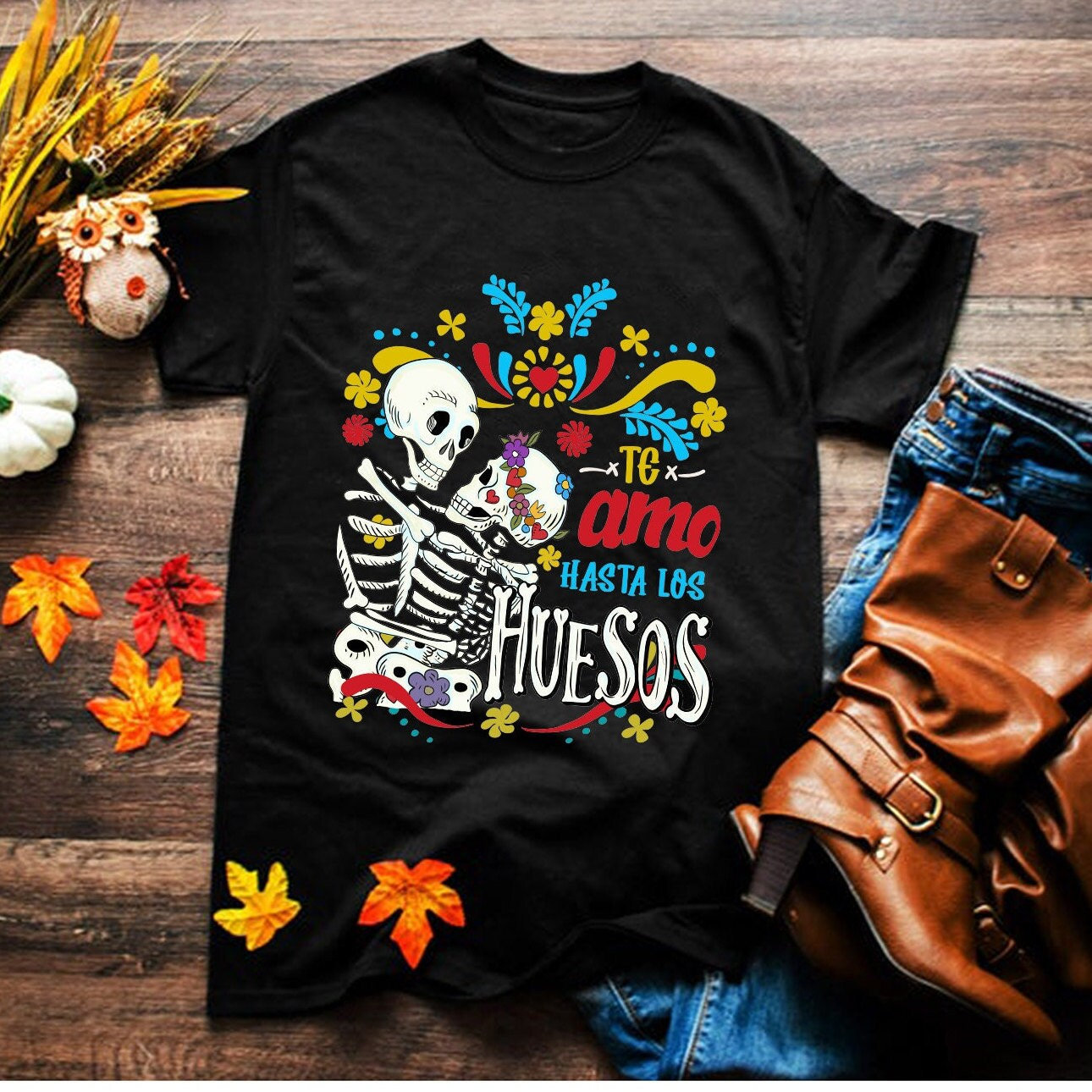 Shirt DiseÃ±os De Playeras Dia De Muertos Halloween Mujer DiseÃ±os
