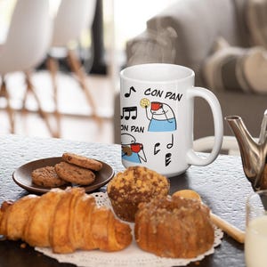 Spanish Coffee Mug, Quiero Café Mug, Cafecito Cup, Pan Dulce Gift, Regalos en Español, Funny Spanish Mug, Hispanic Gift