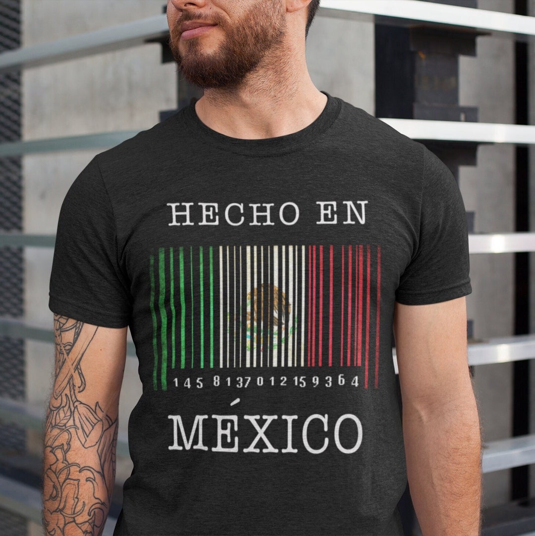 HECHO EN MEXICO Tシャツ　ホワイト　Mサイズ Hecho en Mexico Tee - Unisex T-Shirt – Guelaguetza Designs