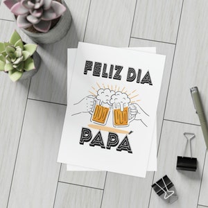 Feliz Dia Papa Card: Spanish Father&#39;s Day Card (5x7 inches)