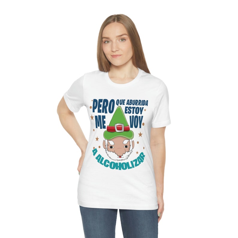 Pero que aburrida estoy shirt, Me voy a alcoholizar shirt, Latina shirt, Regalos en Español, Spanish shirt, Spanish gift, Mexican shirt image 2