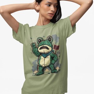 Portland Freedom Frog shirt, Resistance Tee, Protest Shirt, Pro Immigration shirt, Portland Frog Activist Tee Sage