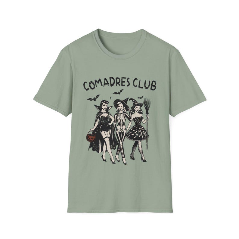 Comadres club, Latina Halloween shirt, Dia de Muertos shirt, Spanish shirt, Spanish gift, Regalos en español, Latina shirt, Latina gift Sage