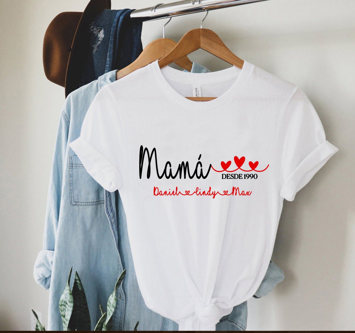 Mamá shirt para Regalos en Español - Etsy España