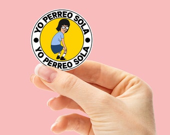 Yo perreo sola sticker, Funny Mexican sticker, Latina sticker, Latino sticker, Spanish sticker, Twerking sticker, Pegatina, Calcomania