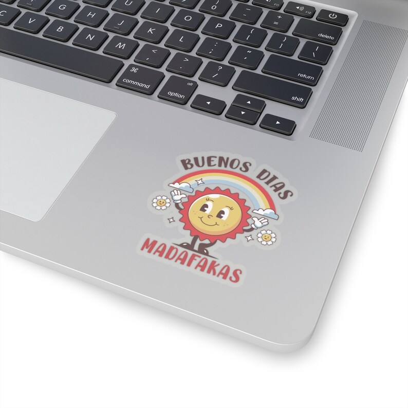 Buenos Dias Madafakas sticker, Spanish sticker, Latina sticker, Latina gift, Regalos en español, Funny Spanish, Mexican sticker, Retro gift afbeelding 8