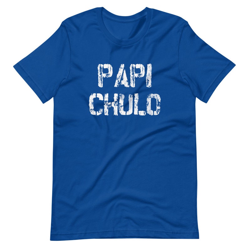 Papi Chulo Lettering Papi Chulo Shirt, Regalos Para Papá, Spanish Shirt, Regalos En Español ...