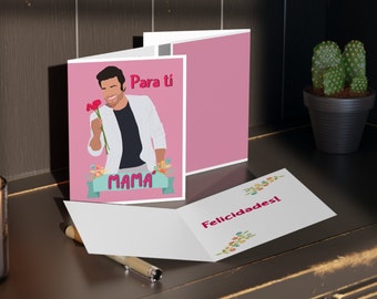 Chayanne Mother's Day Card: Funny Spanish Birthday Gift