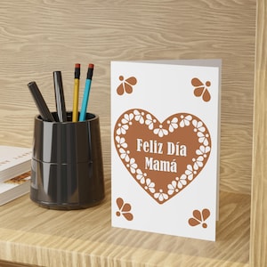 Spanish Mother&#39;s Day Card: Latina Mom Gift Card Holder