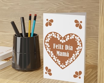 Spanish Mother's Day Card: Latina Mom Gift Card Holder