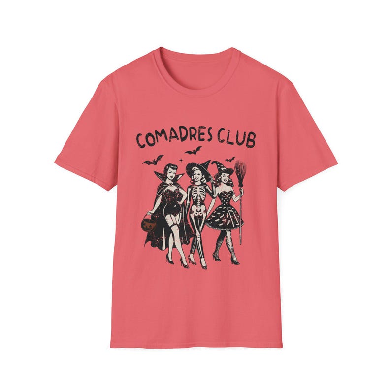 Comadres club, Latina Halloween shirt, Dia de Muertos shirt, Spanish shirt, Spanish gift, Regalos en español, Latina shirt, Latina gift Heather Red