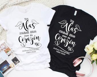 Camisetas personalizadas de luto sale