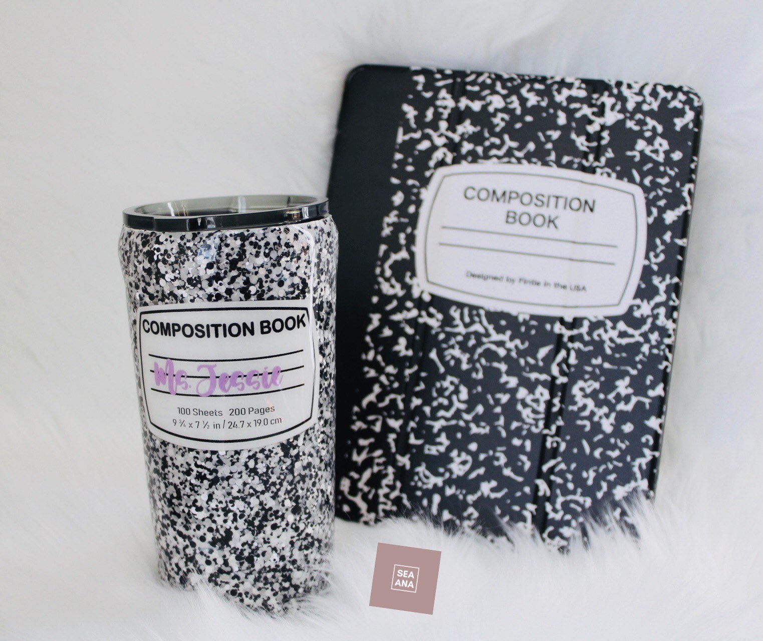 Composition Notebook Tumbler. Etsy