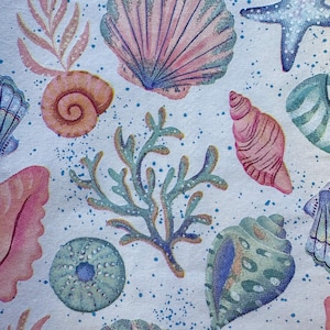 3 Whimsical Under The Sea Napkins for Decoupage
