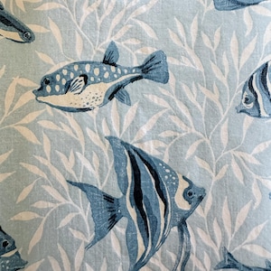 3 servilletas de pescado azul para decoupage