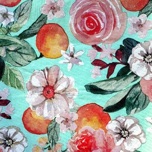 3 Orange Grove Napkins for Decoupage