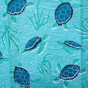 3 servilletas de tortuga marina verde azulado para decoupage