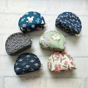 Mini Dumpling Pouch, piccolo portamonete, custodia per cuffie, piccolo portamonete, regalo per lei, mini borsa con cerniera