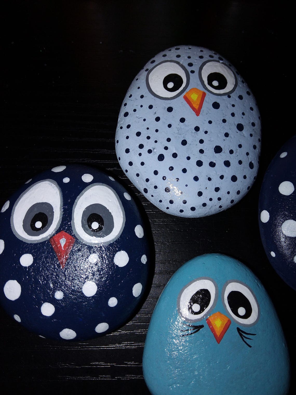 Bird Chick Painted Rocks - Etsy
