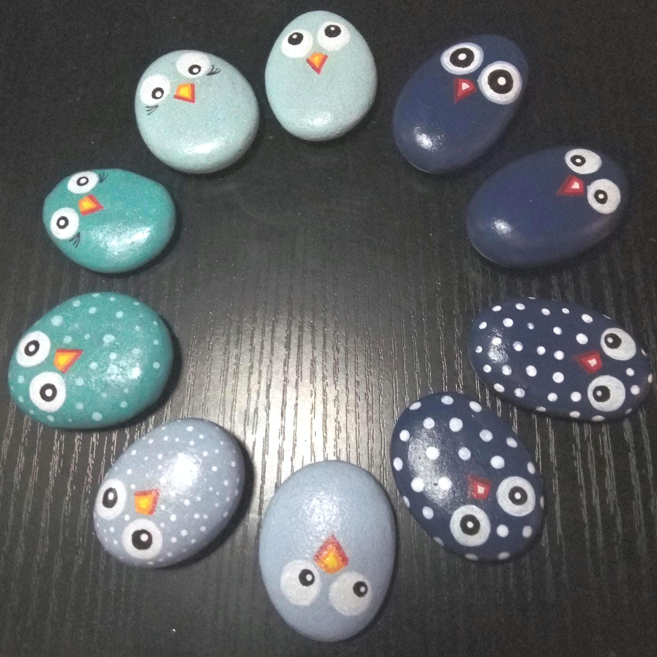 Bird Chick Painted Rocks - Etsy