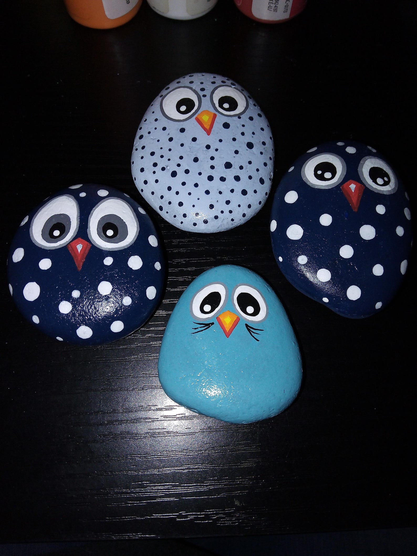 Bird Chick Painted Rocks - Etsy