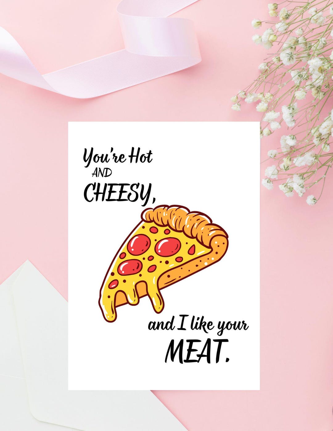 Printable Dirty Valentine's Day Card for Boyfriend, Funny Valentine's