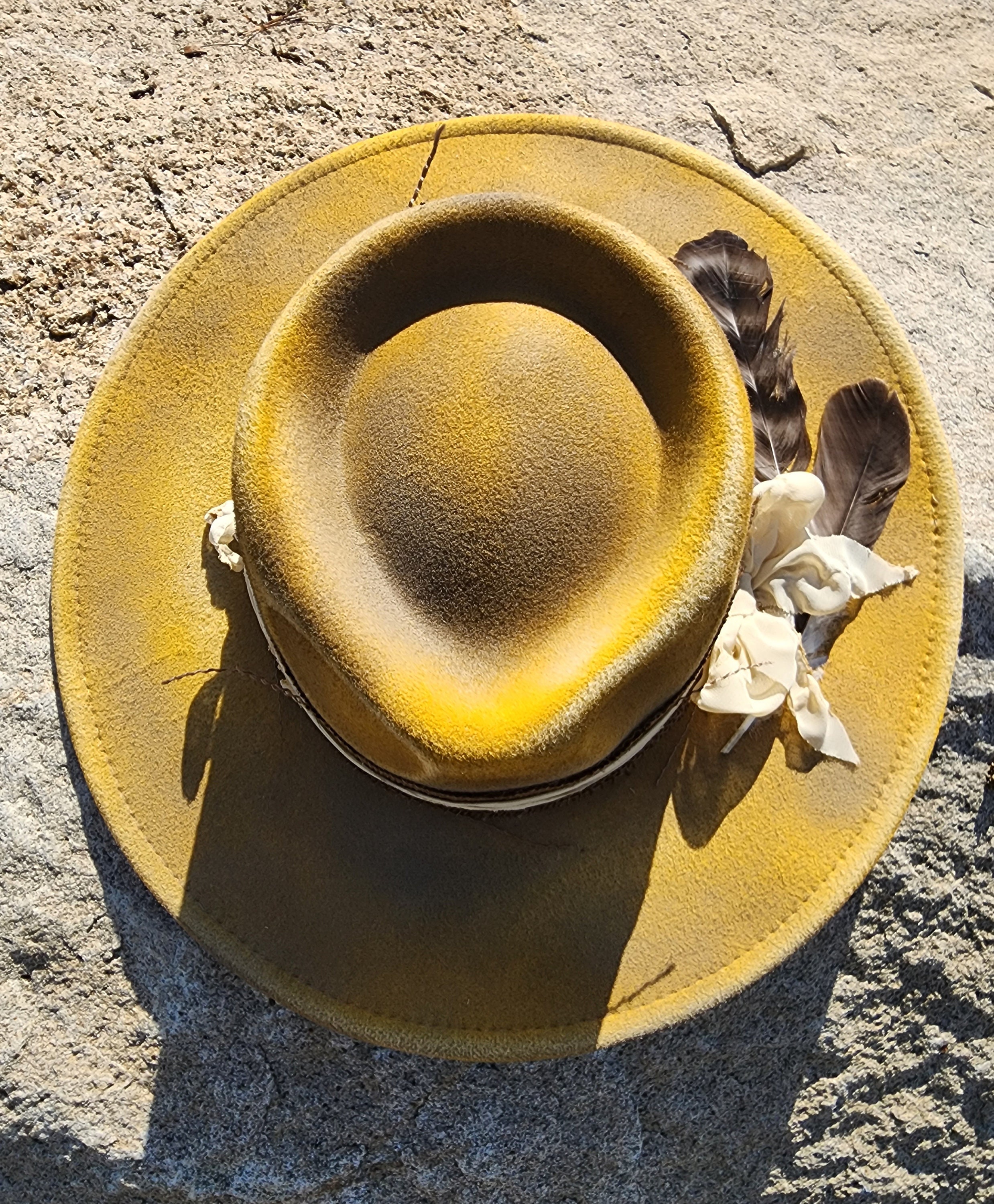 Mustard Cowgirl Hat - Etsy display picture 1